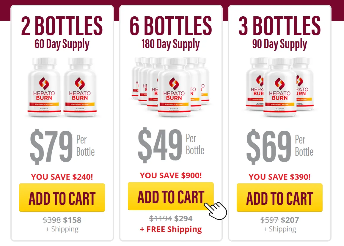 HepatoBurn Pricing
